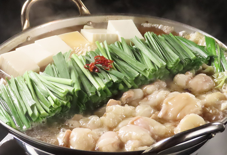 あごだしもつ鍋(醤油 または 味噌)