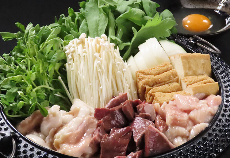 あごだしもつすき焼き